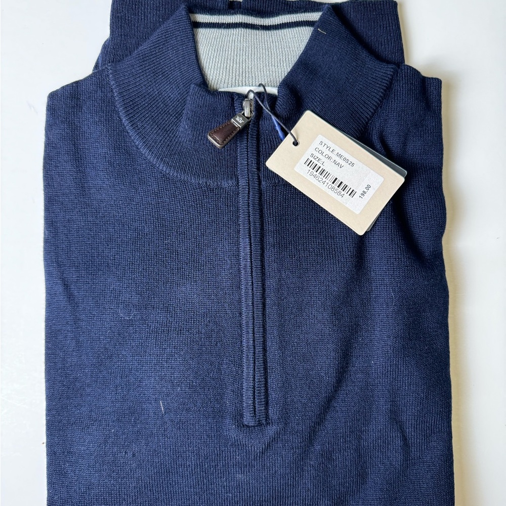 Peter Millar - 1/4 Zip Sweater - Large - New with Tags